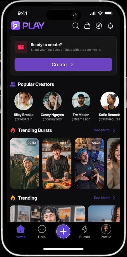Play creator screenshot